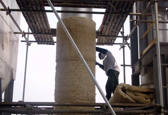 refractory indonesia, jacketing refractory lining, pelapisan logam