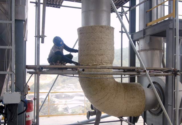 refractory indonesia, jacketing refractory lining, pelapisan logam