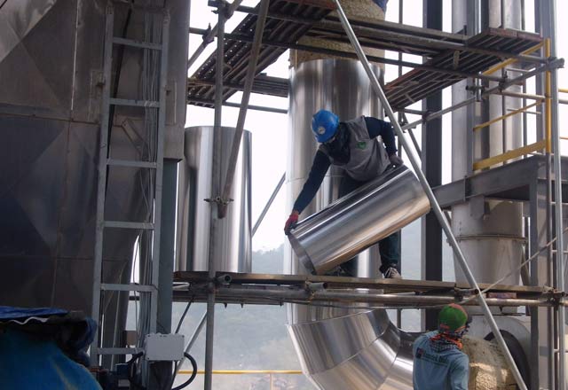 refractory indonesia, jacketing refractory lining, pelapisan logam